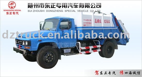 Dongfeng long head compression garbage truck Technical Parameters