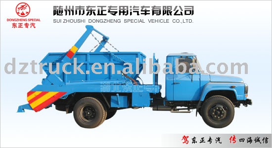 Dongfeng long head swing arm garbage truck