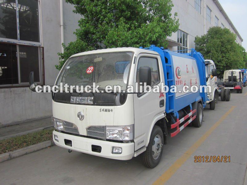 Dongfeng mini Compactor garbage truck