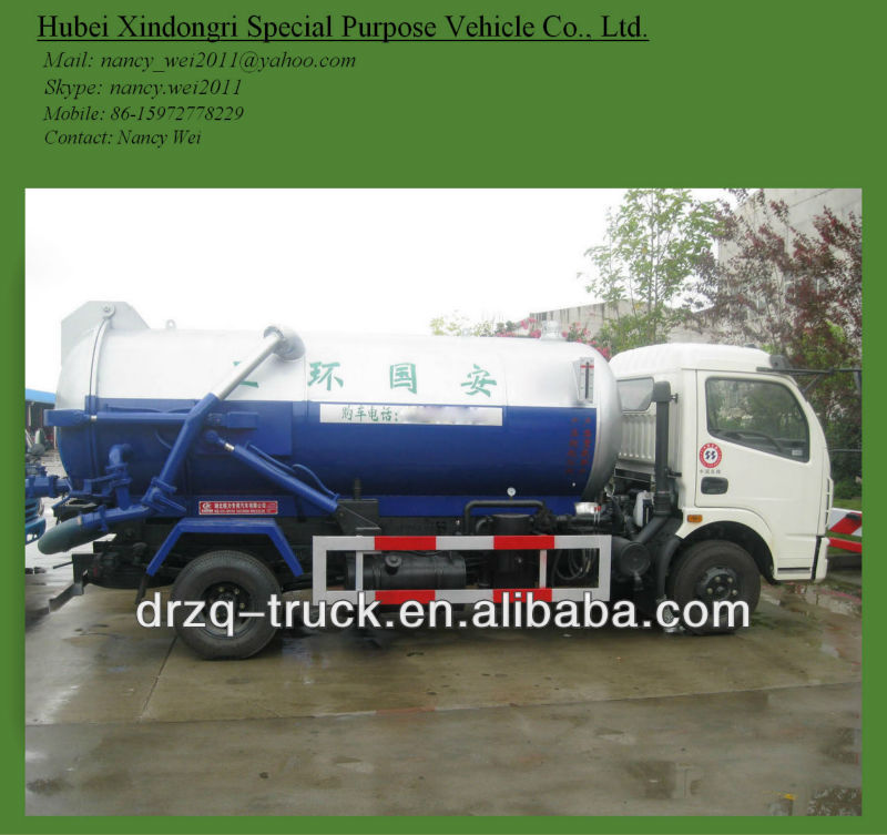 dongfeng mini vacuum truck