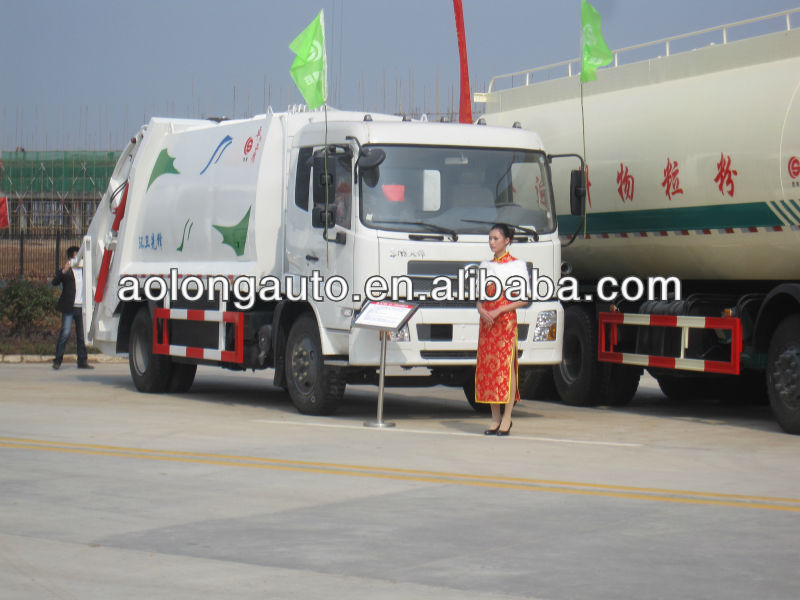 Dongfeng Tianjin 4*2 drive Cummins engine Compressor garbage truck