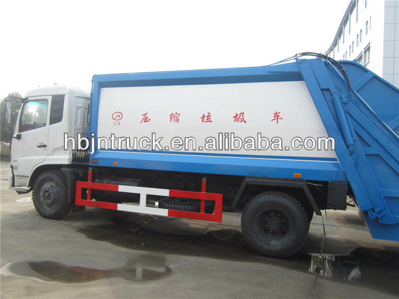 DongFeng Tianjin Refuse Compactor Truck, Garbage Compactor Truck