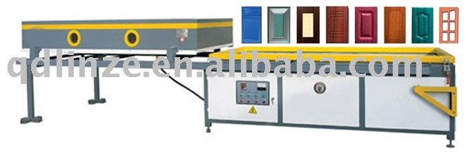 door and cabinet manufacture vacuum membrane press machine