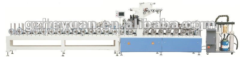 Door frame wrapping machine