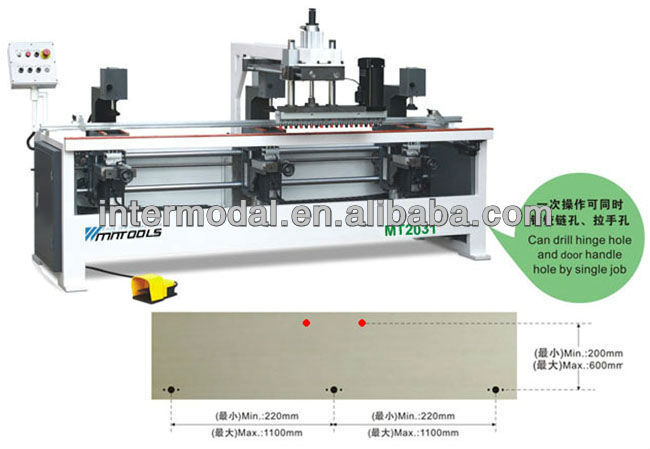 Door hinge drilling machine