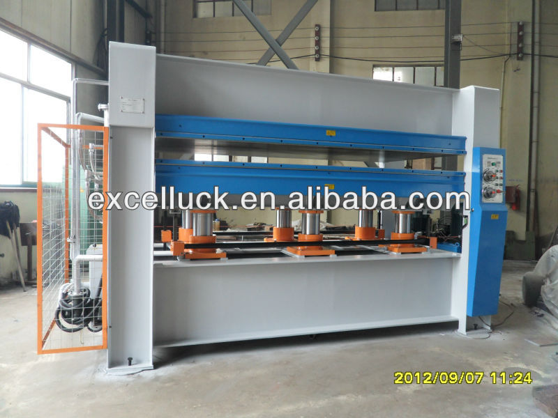 Door making hot press laminating machine