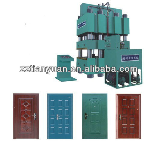 Doors hydraulic press machine