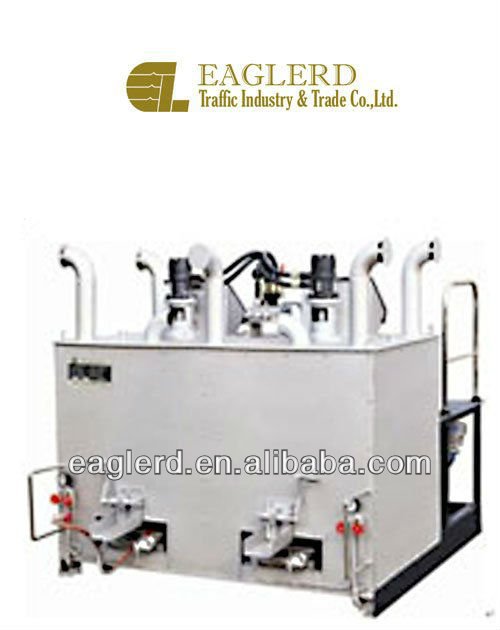 Double cylinder mechanical hot melt kettle