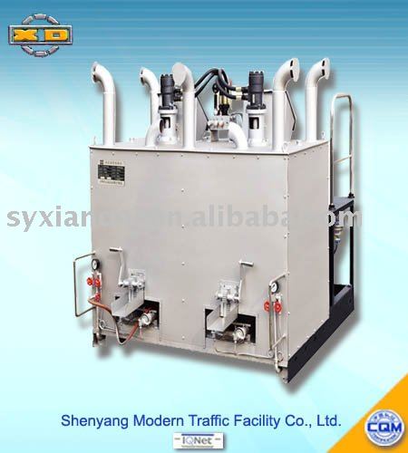 Double cylinder thermoplastic paint preheater