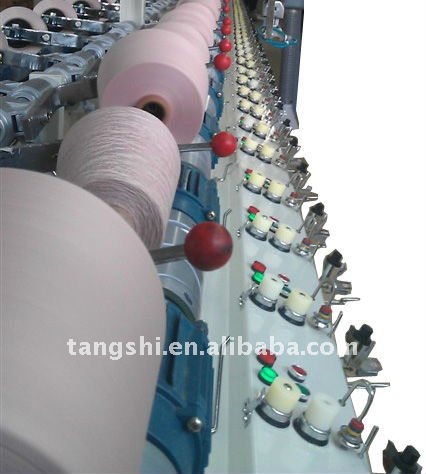 Double/Doubling winding machine for yarn rewinding waxing