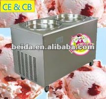 double fry ice pan Machine/fried ice cream machine