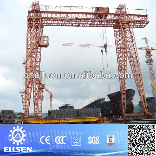 Double girder truss type gantry crane