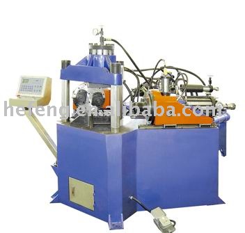 Double-head hydraulic automatic pipe-end shaping machine