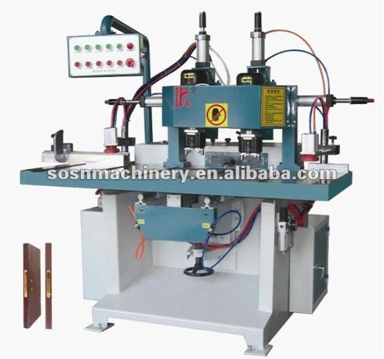 Double-head lock mortising machine for export