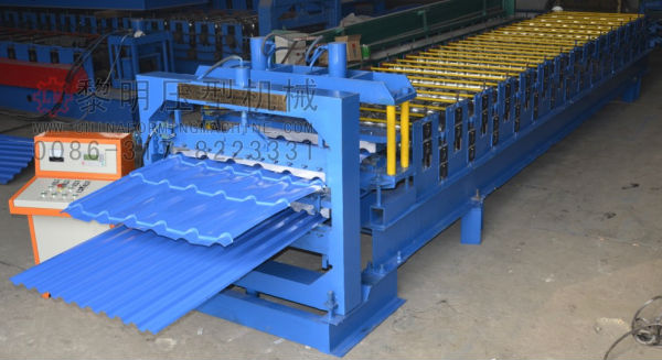 double layer machine for roof panel