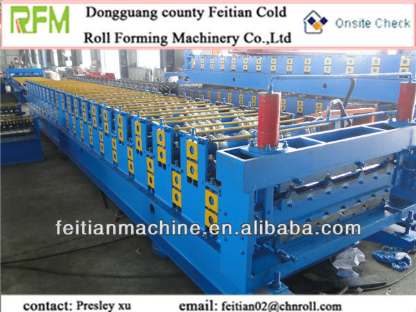 double layer roll forming corrugation machine