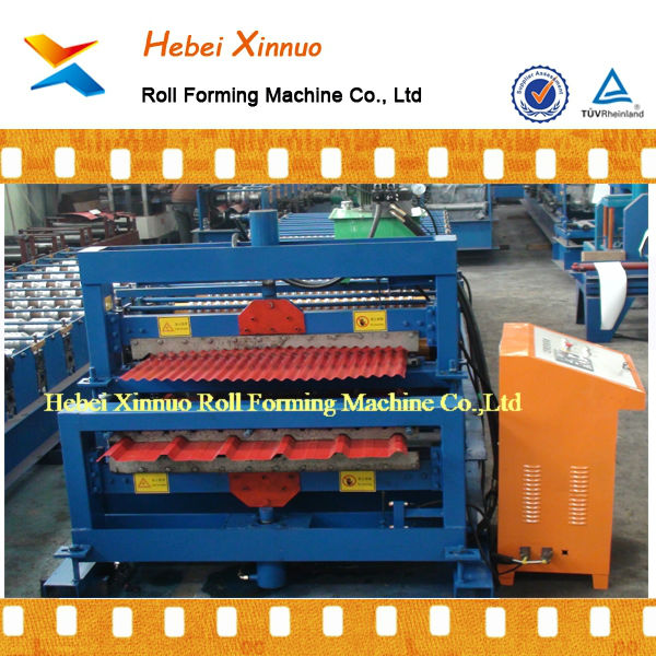 Double layers roll forming machine