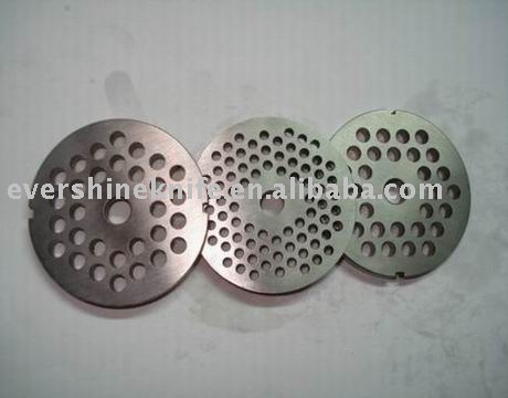 double notches meat mincer plate