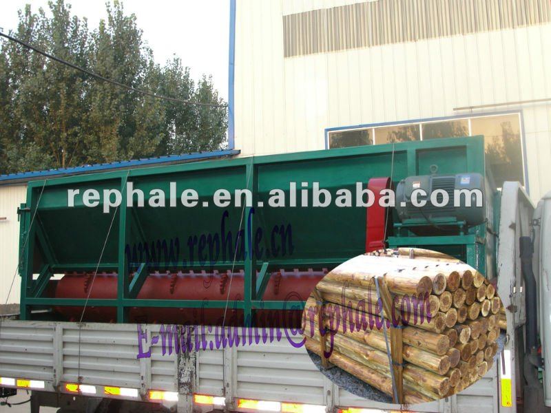 double roller fresh tree bark removing and stripping equipment rephale machinery