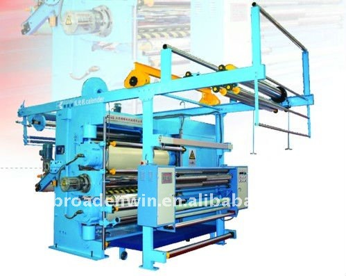 Double-side pressure 3-roller calendar/calender/calendaring/calendering machine