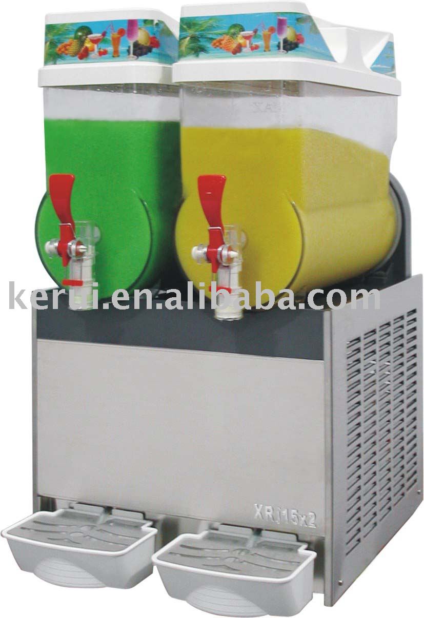 double-side refrigeration Slush machine/slushy machine XRJ15L-2a