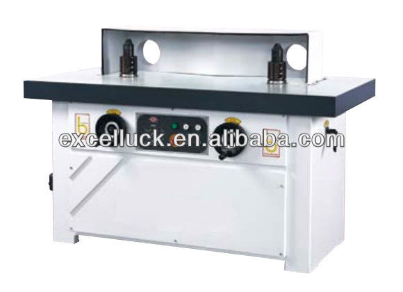 Double spindle shaper wood machine