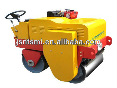 double steel wheel road roller