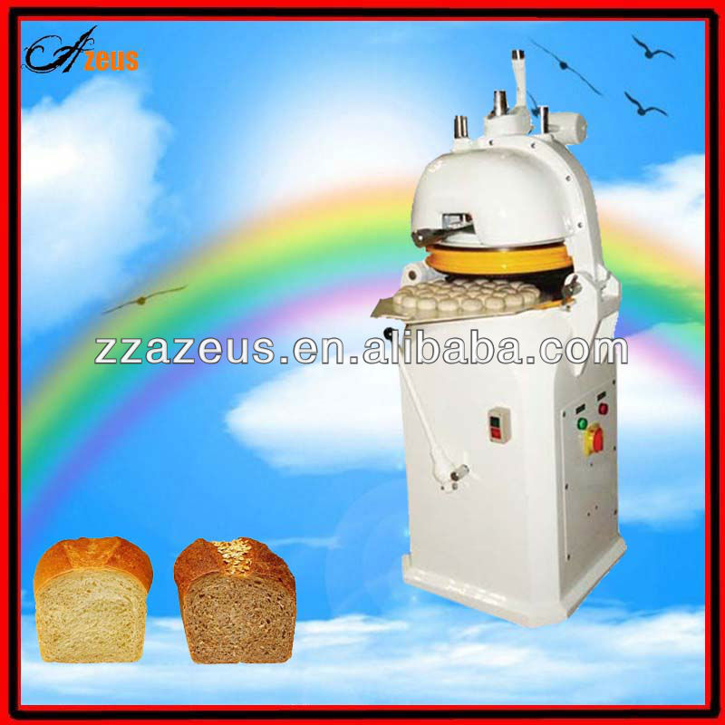 Dough divider and rounder in baking machine