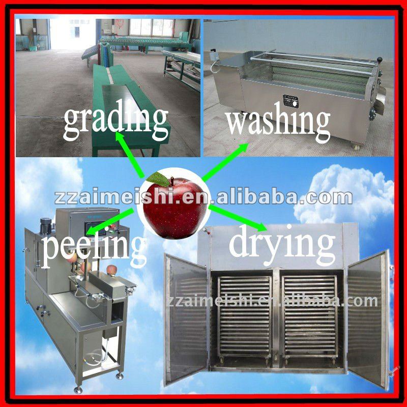 dried fruit processing machine/apple dried chips drying line/0086-13838347135