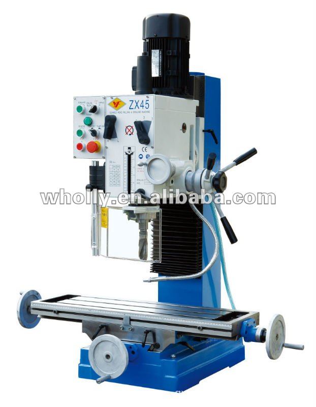 Drilling and milling machine