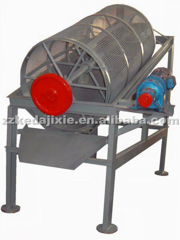 Drum Sieve for Grain and Straw Separation in Food Processing Plants