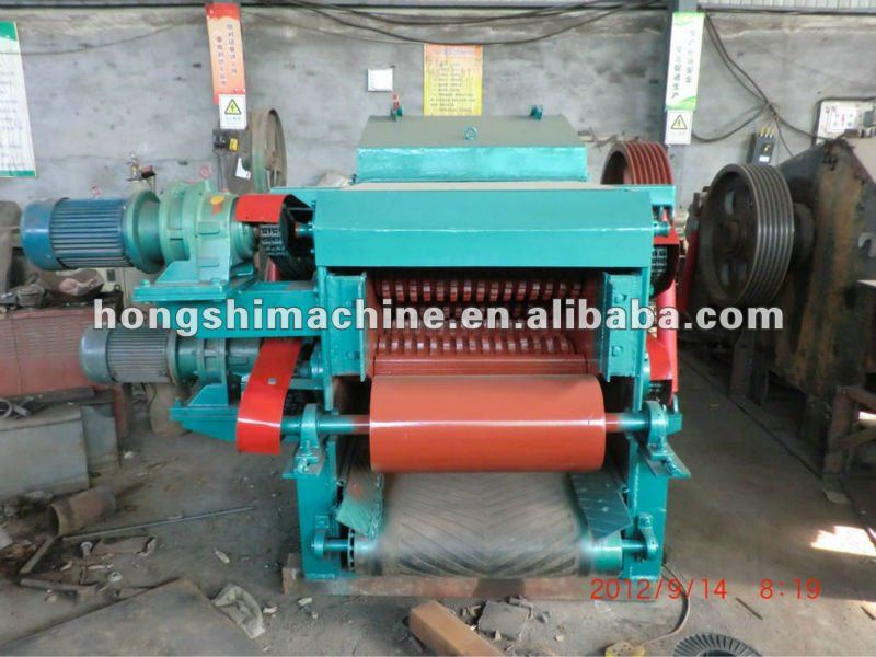 Drum wood chipper machine/large scale wood chipping machine