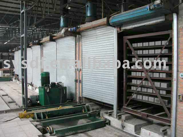 dry chamber for drying bricks in brick production line