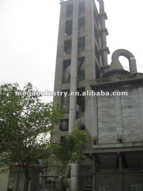 dry complete cement and clinker production plant