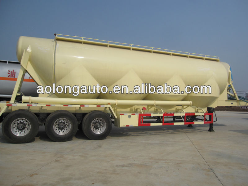 dry concrete powder truck semi trailer