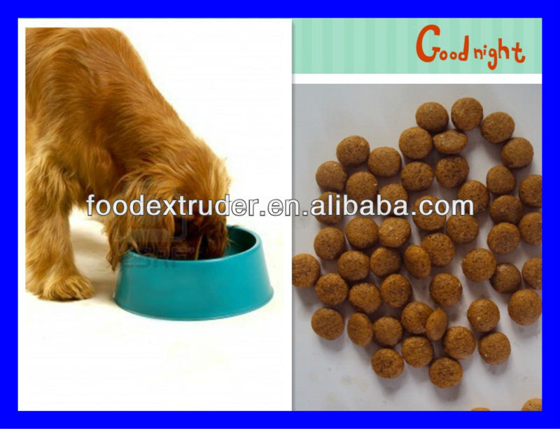 dry dog food machine by extruding