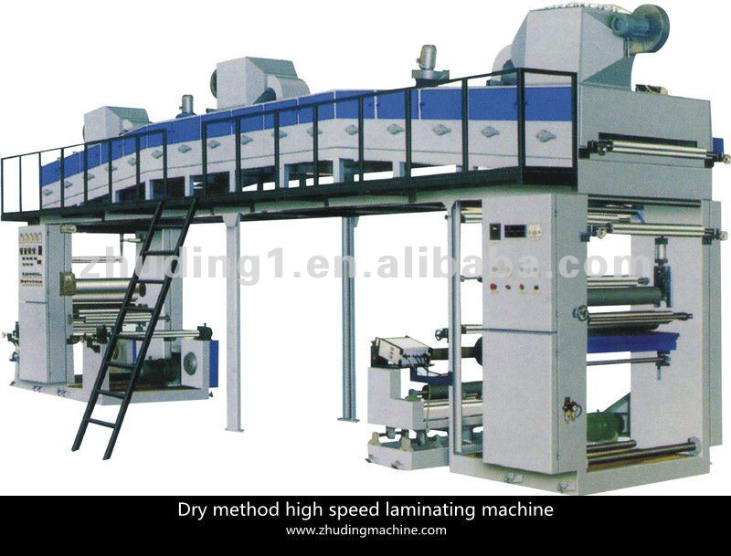 DRY-METHOD HIGH-SPEED LAMINATING MACHINE