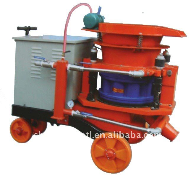 dry-mix concrete spraying machine