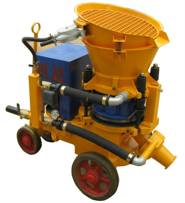 Dry-mix gunite machine