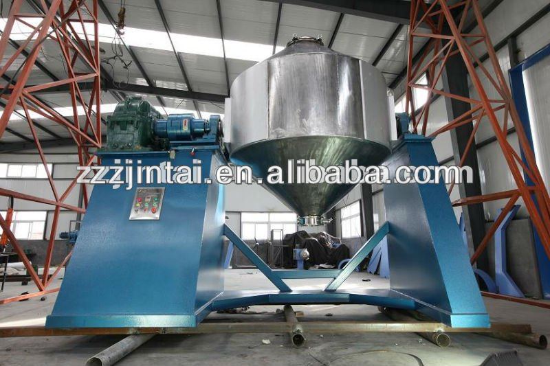 Dry powder mixer machine suitable for mixing powder demanding strict requirement