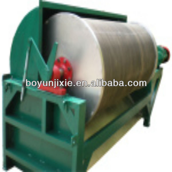 dry type magnetic de-ironing drum separator