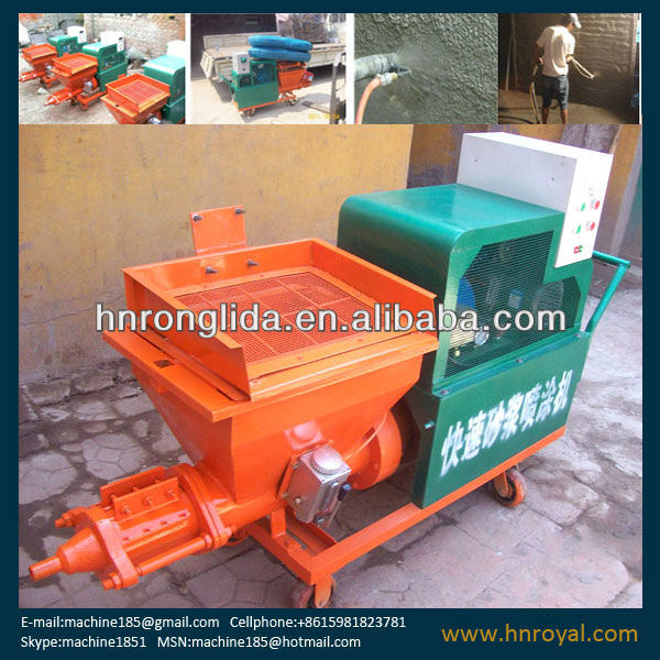 dry type mortar sprayer machine