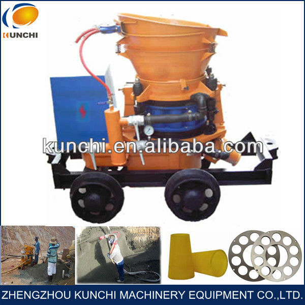 Dry/wet type shotcrete machine/shotcreting machine for sale