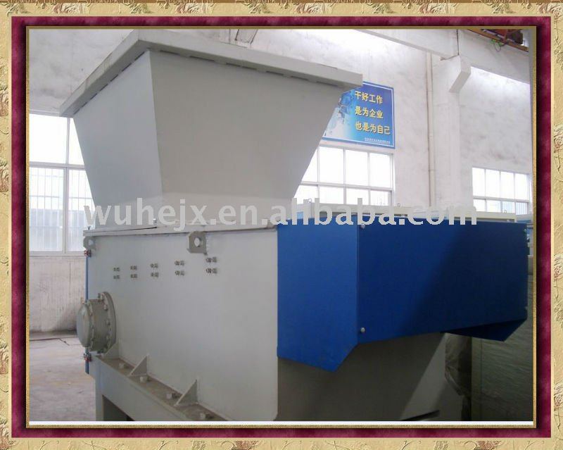 DS series single shaft waste plastic shredder for preprocess waste