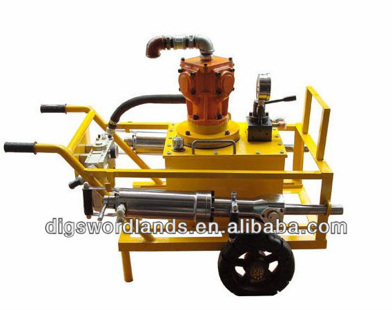 DS90B Hydraulic rock splitter with 2-4 hammer (petrol, diesel, electric, pneumatic),with 2 wheels, hole drill depth>=400mm