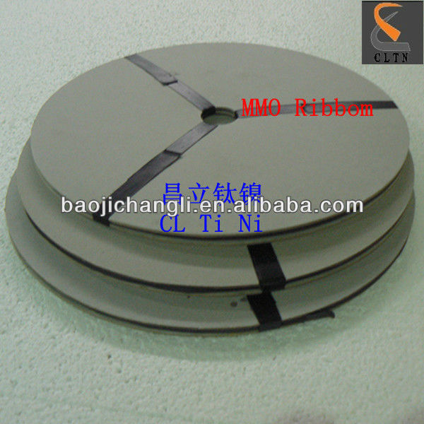 DSA titanium anode for cathodic protection