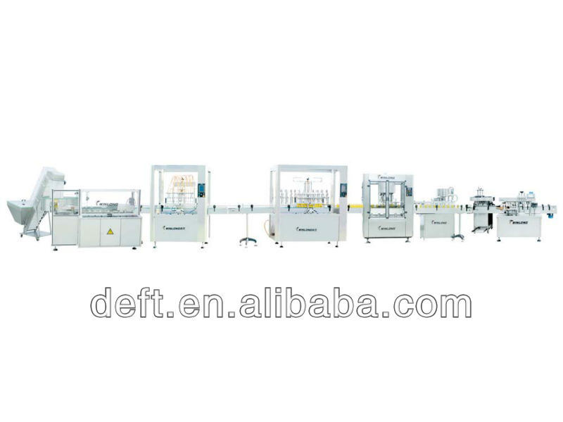 DTS Plastic bottle Arranging Washing Filling Capping Sealing Labeling Production Line