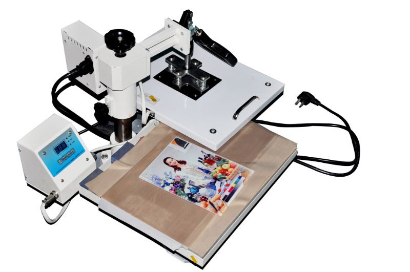 dual core sublimation heat press machine