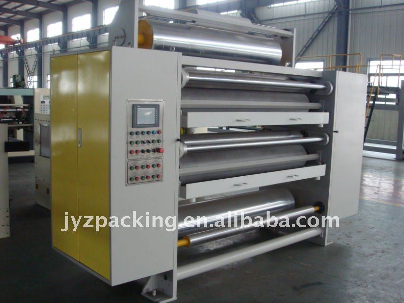 Duplex gluing machine corrugated cardboard