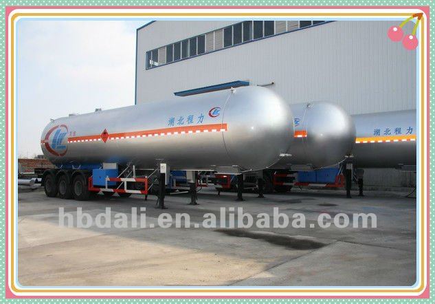 Durable Dongfeng 49.6 cbm propane tanker trailer